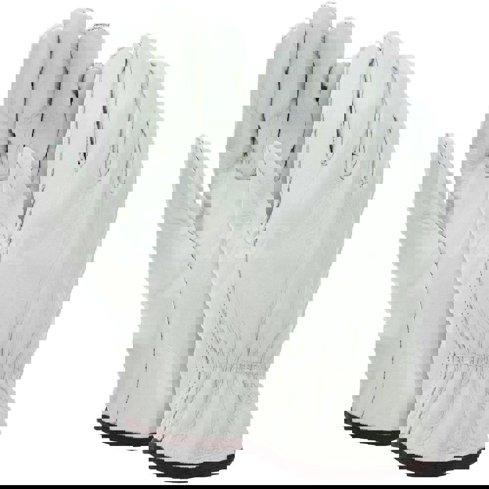 Size XL Leather Abrasion Protection Work Gloves